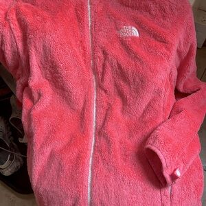 The North Face women’s mossbud fleece jacket Large Coral